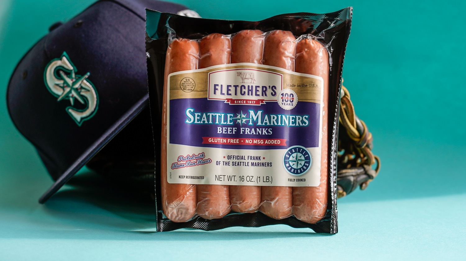Official Seattle Mariners Hot Dog - Fletcher's Seattle Mariners