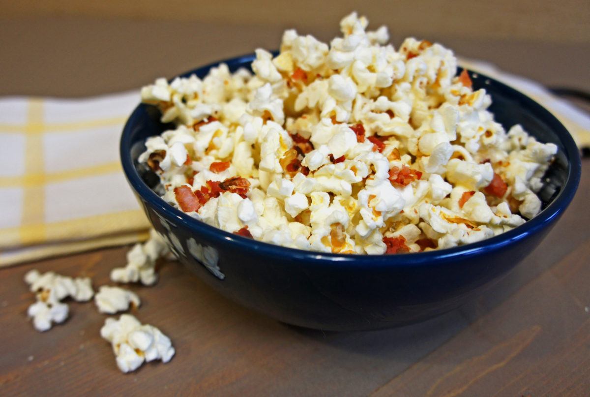 Bacon Parmesan Popcorn - Fletcher's
