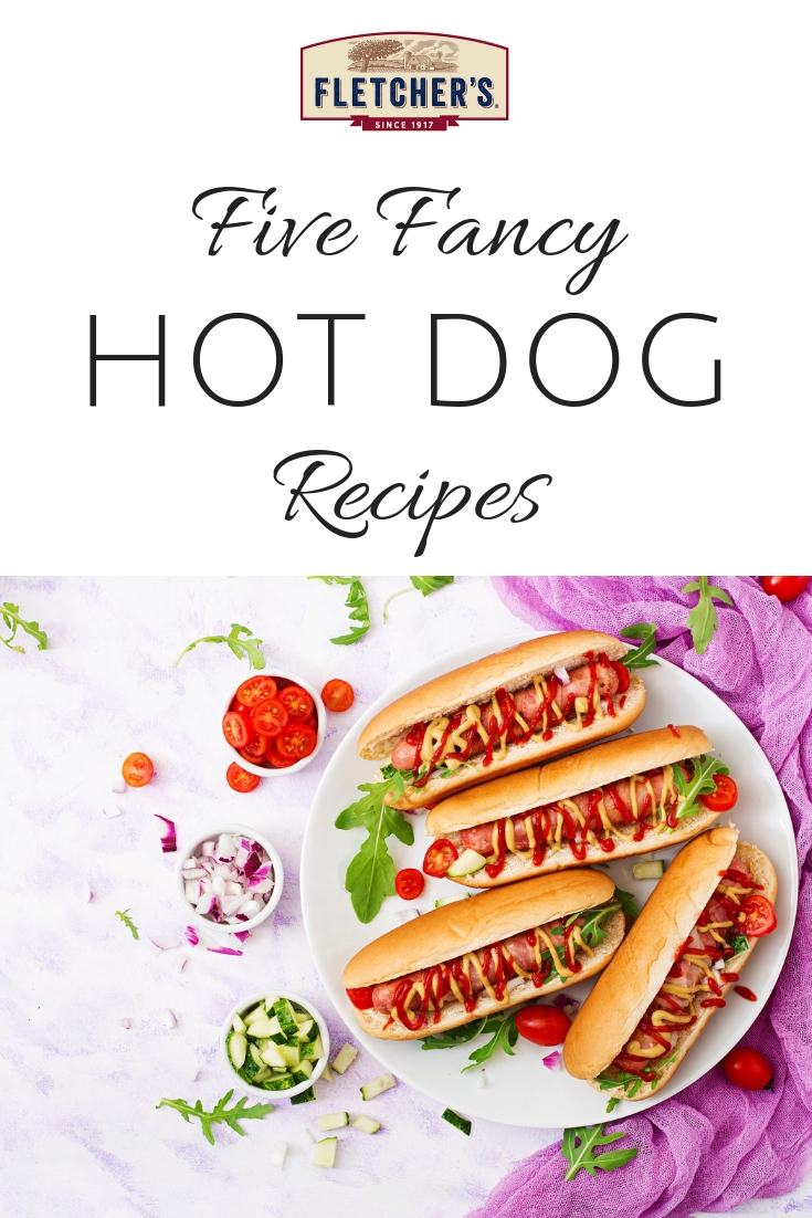 Five fancy hot dog recipes you have to try. #hotdogs