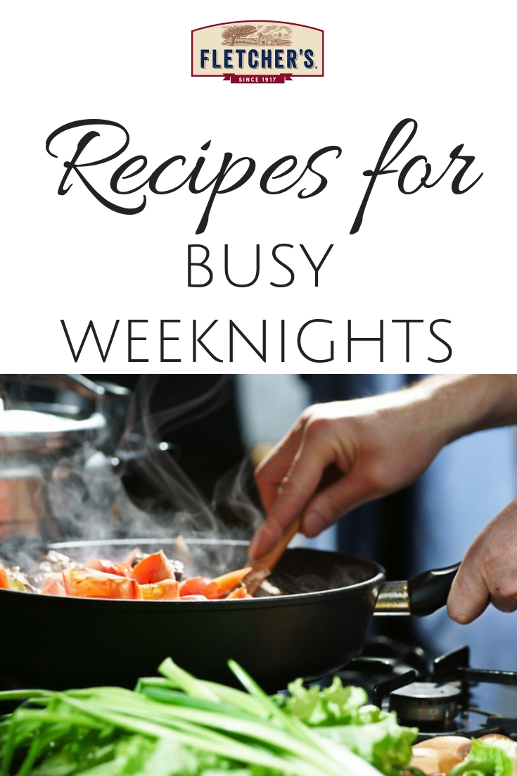 Easy recipes for busy weeknights. Featuring bacon!
